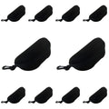 10 pcs Portable Hard Shell Sunglasses Case set Zipper Eyewear Eyeglasses Case with Hook for Women Men Travel Sports