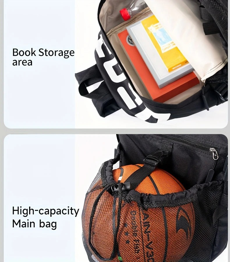 NNETM Youth Basketball Backpack Large Capacity Travel Bag